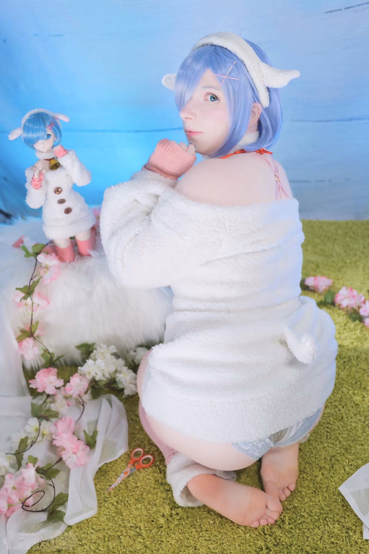 Erokawa Nekomi as Rem — cosplay photo 27 of 54