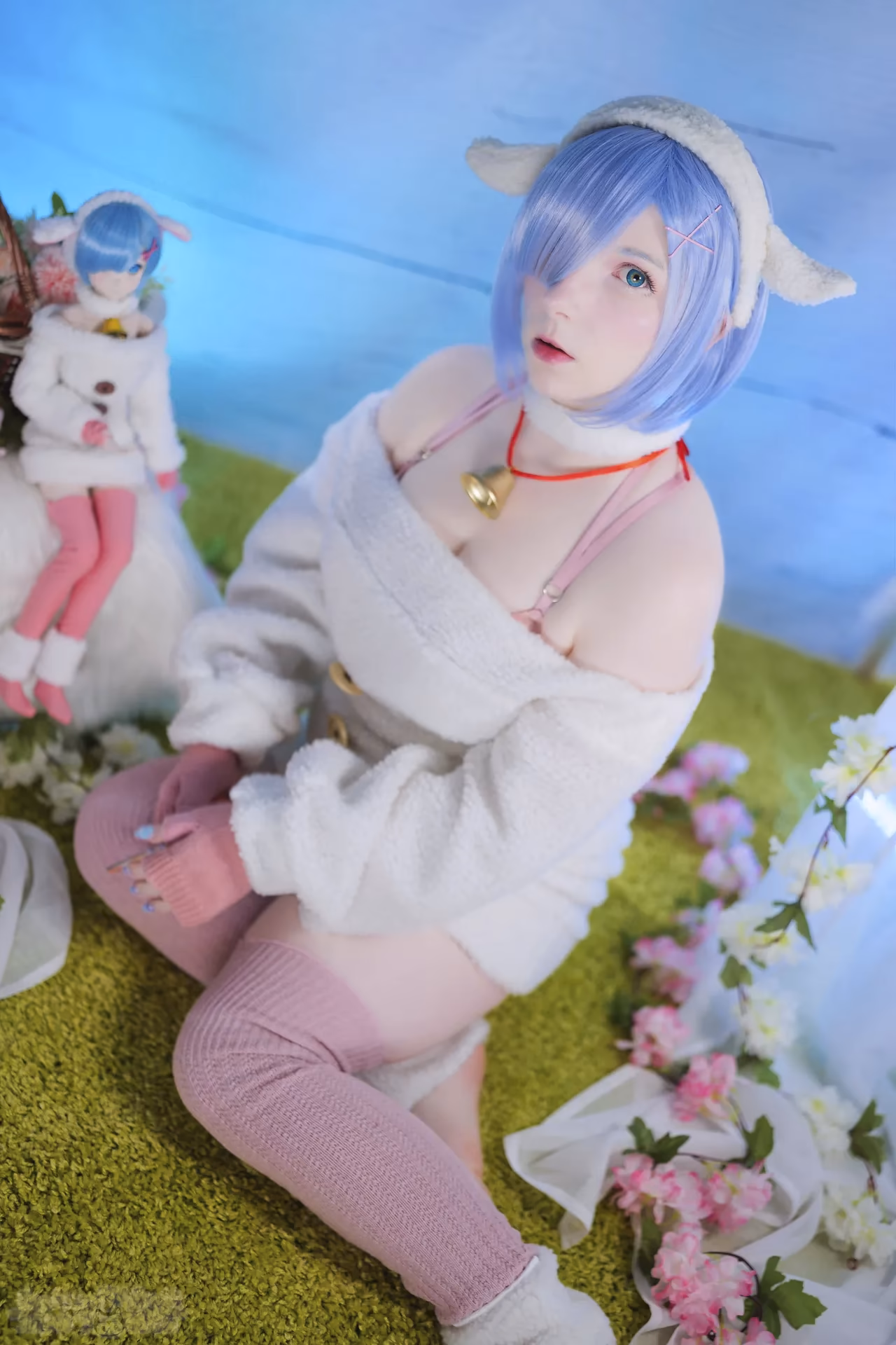 Erokawa Nekomi as Rem — cosplay photo 3 of 54