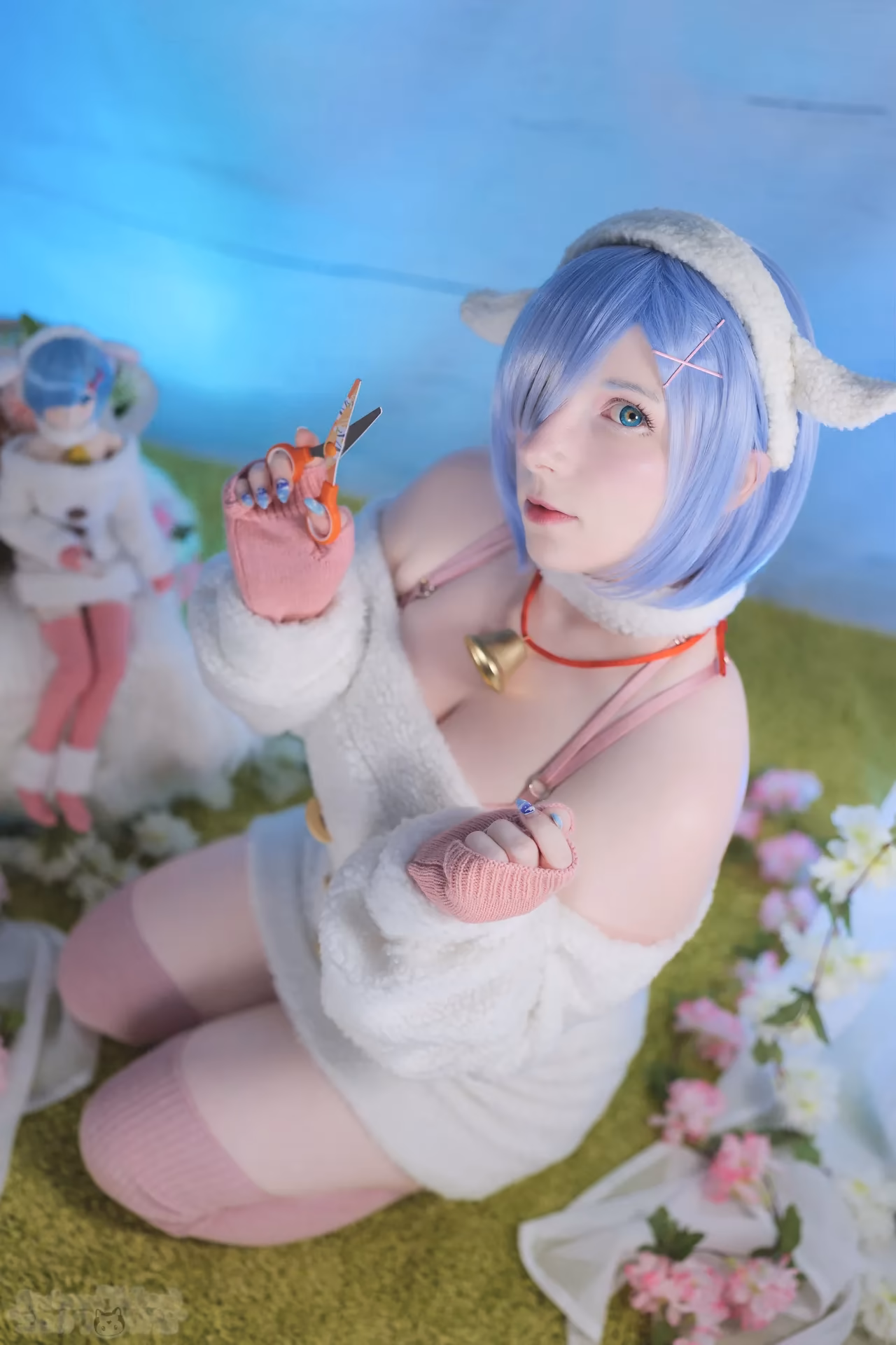 Erokawa Nekomi as Rem — cosplay photo 4 of 54