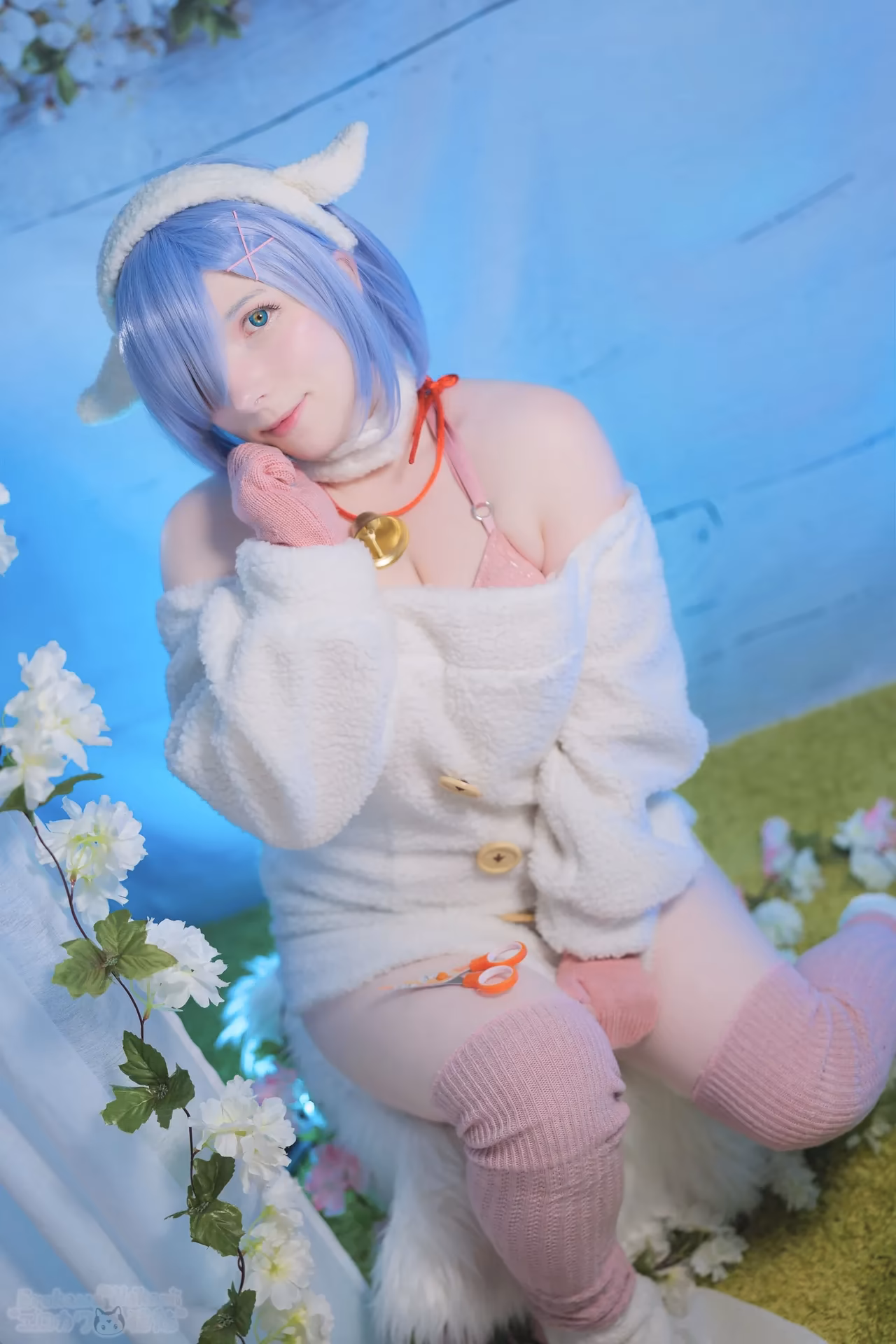 Erokawa Nekomi as Rem — cosplay photo 43 of 54