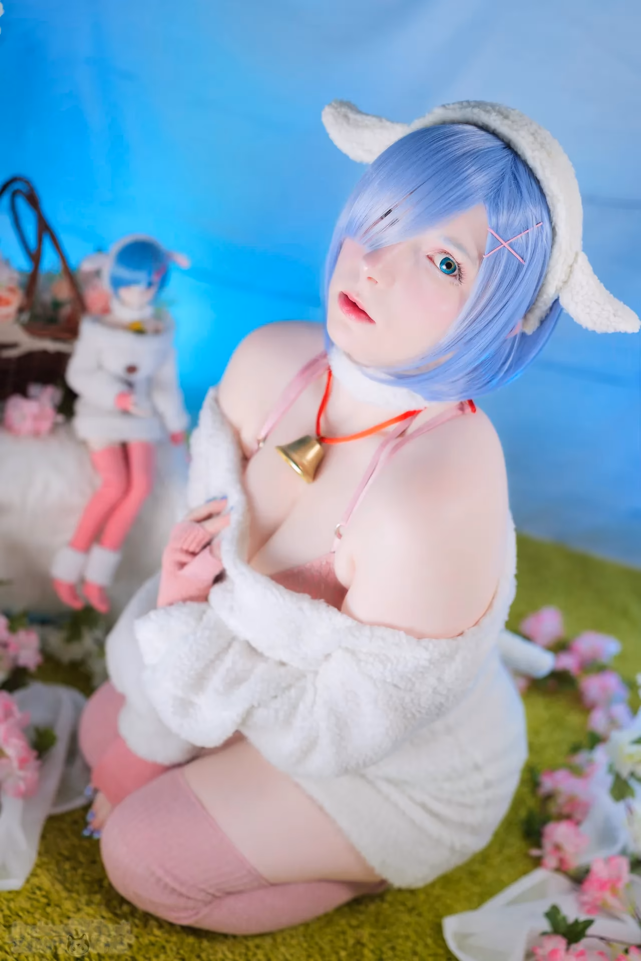 Erokawa Nekomi as Rem — cosplay photo 5 of 54
