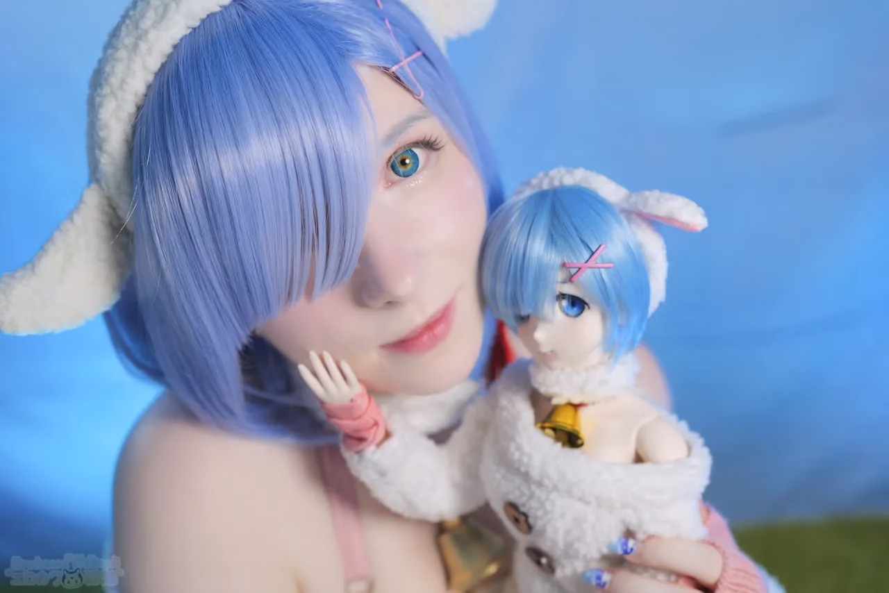 Erokawa Nekomi as Rem — cosplay photo 52 of 54