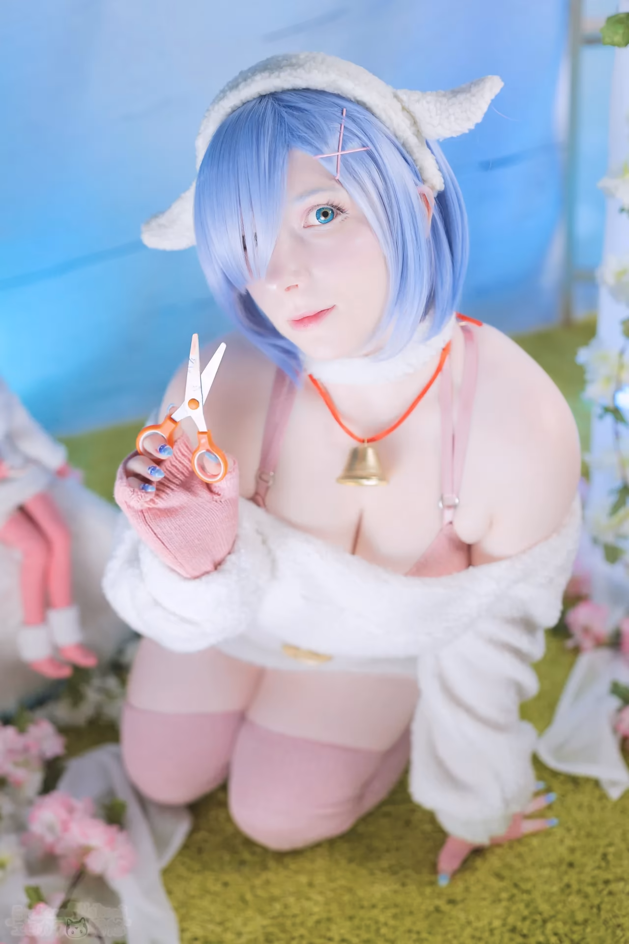 Erokawa Nekomi as Rem — cosplay photo 6 of 54