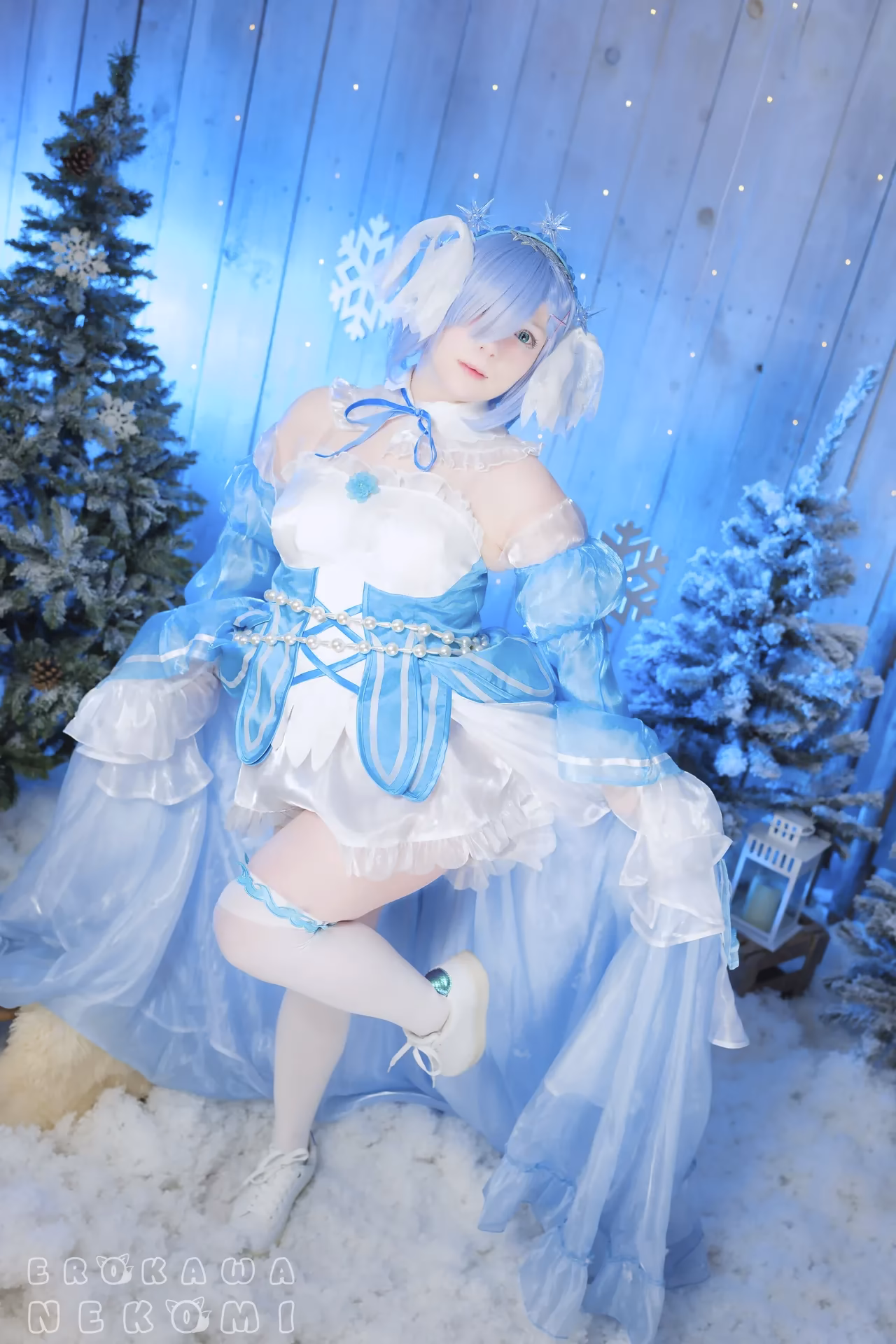 Erokawa Nekomi as Rem — cosplay photo 10 of 70