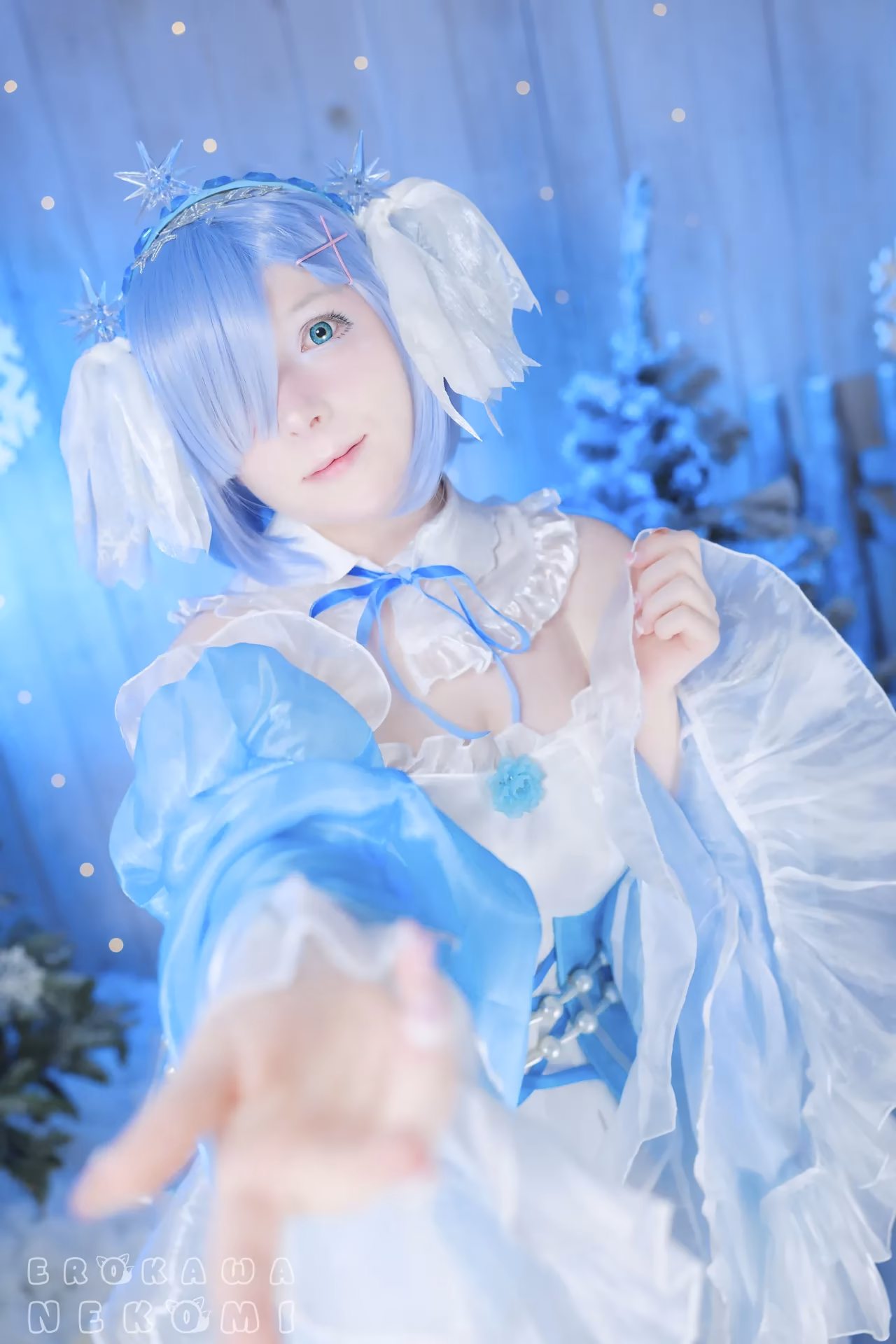 Erokawa Nekomi as Rem — cosplay photo 14 of 70