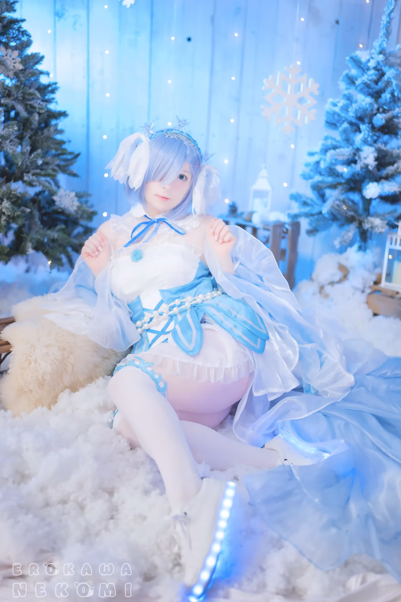 Erokawa Nekomi as Rem — cosplay photo 16 of 70
