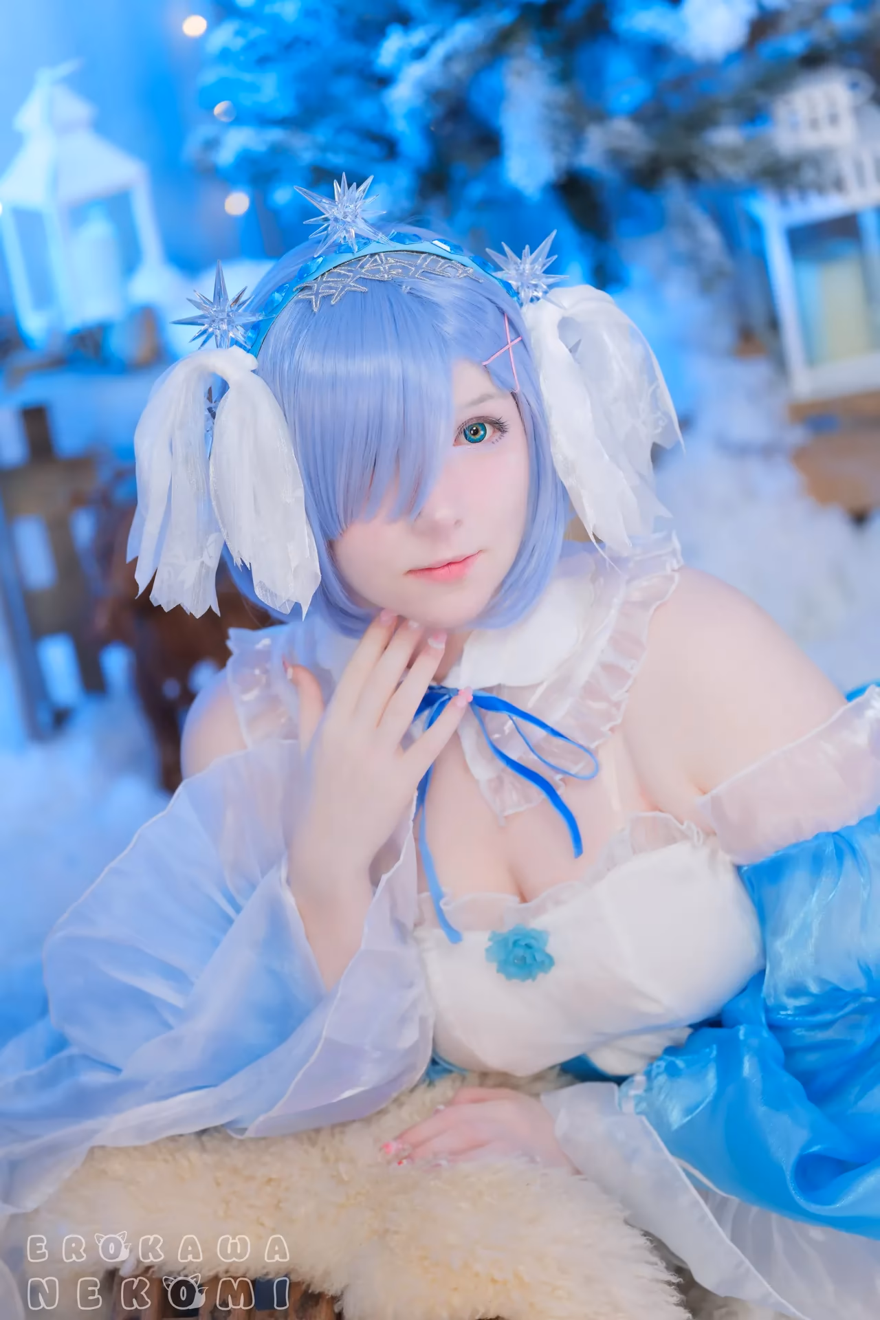 Erokawa Nekomi as Rem — cosplay photo 20 of 70