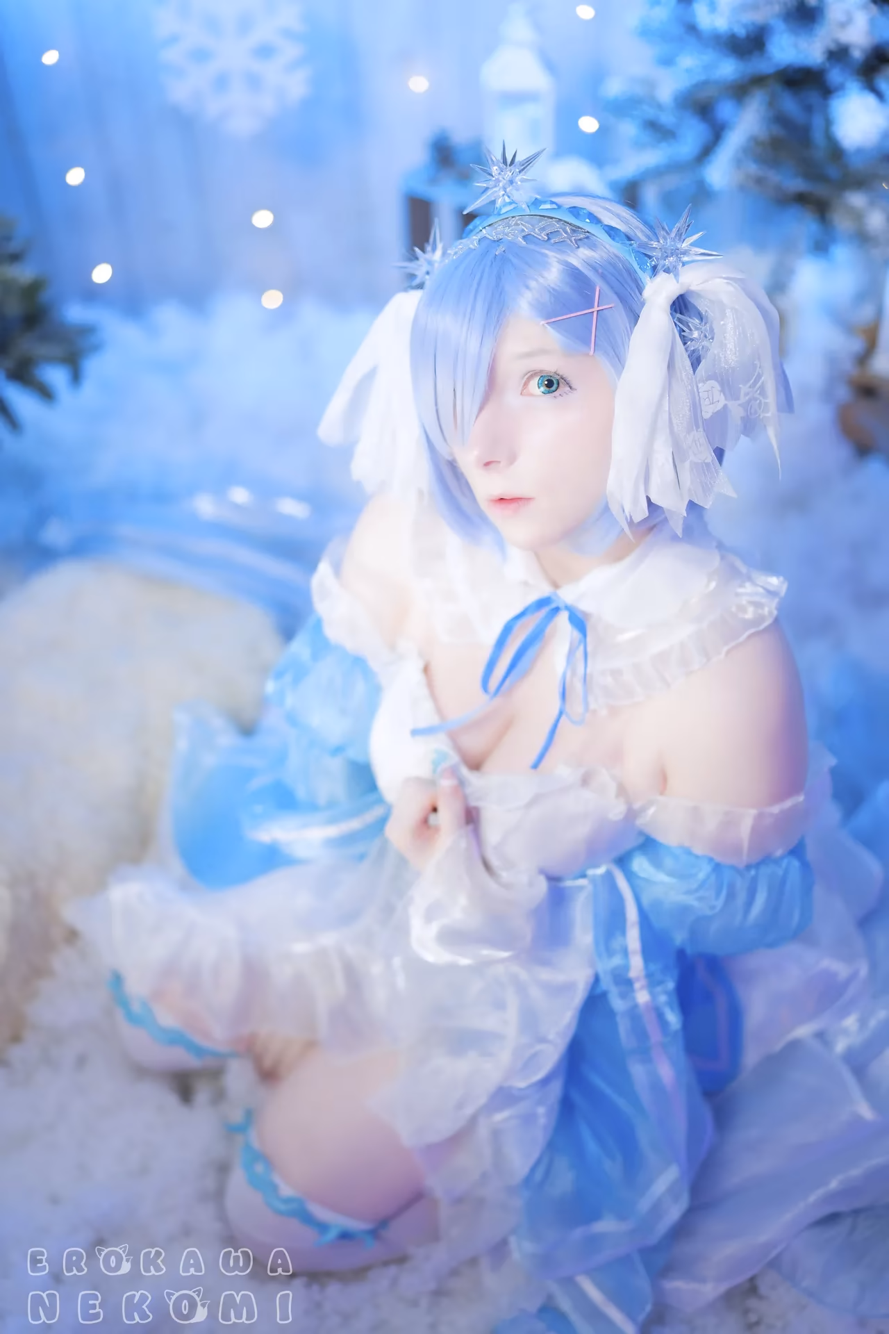 Erokawa Nekomi as Rem — cosplay photo 24 of 70