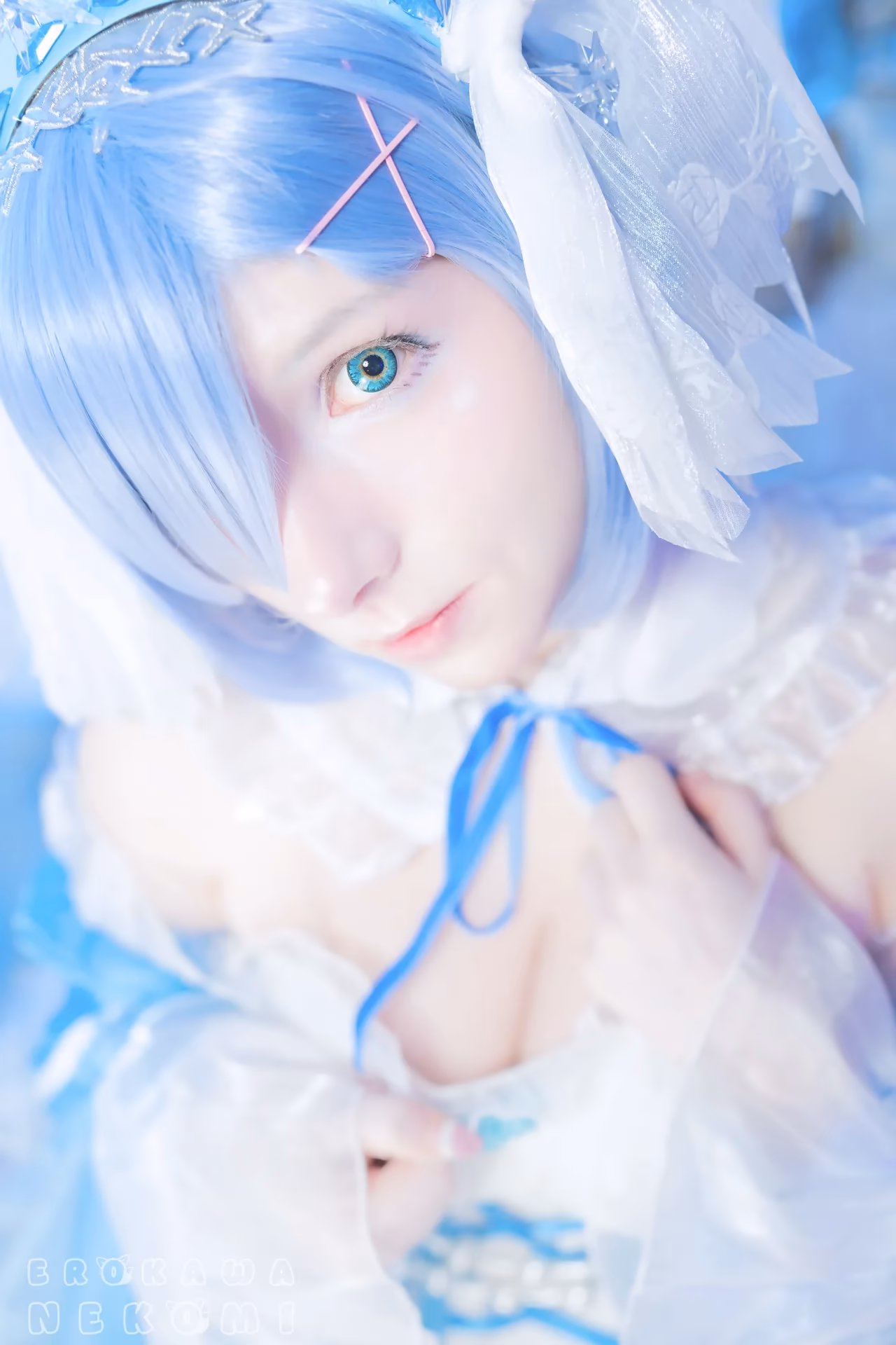 Erokawa Nekomi as Rem — cosplay photo 26 of 70