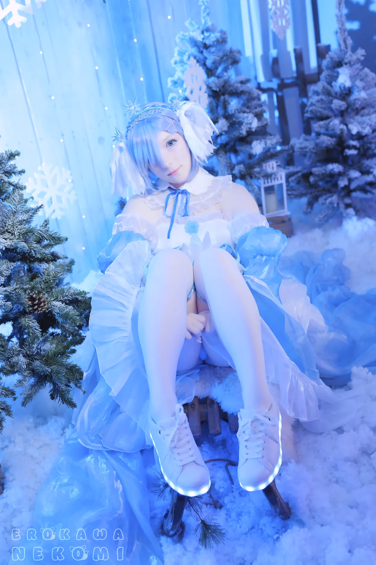 Erokawa Nekomi as Rem — cosplay photo 36 of 70