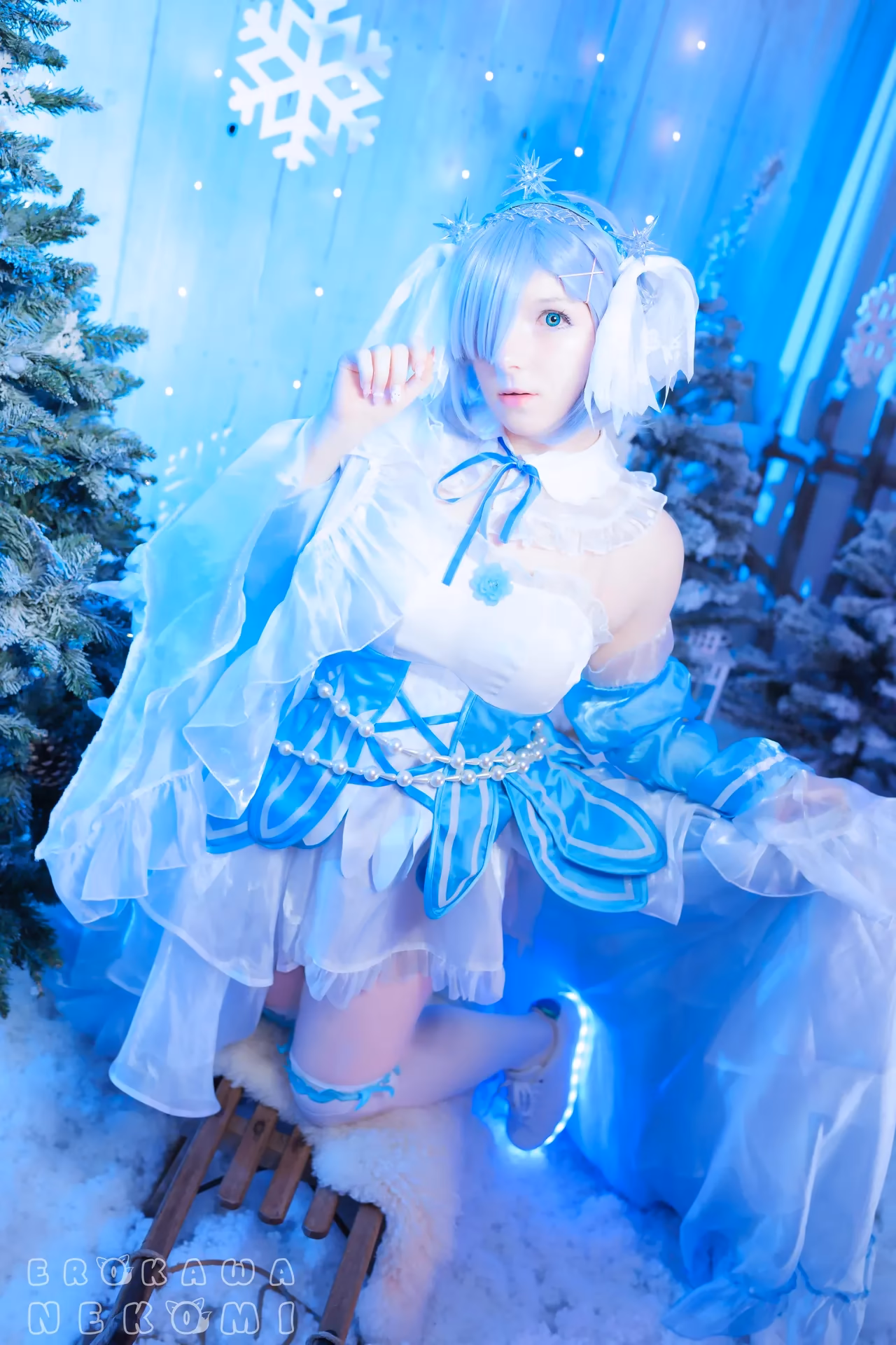 Erokawa Nekomi as Rem — cosplay photo 39 of 70