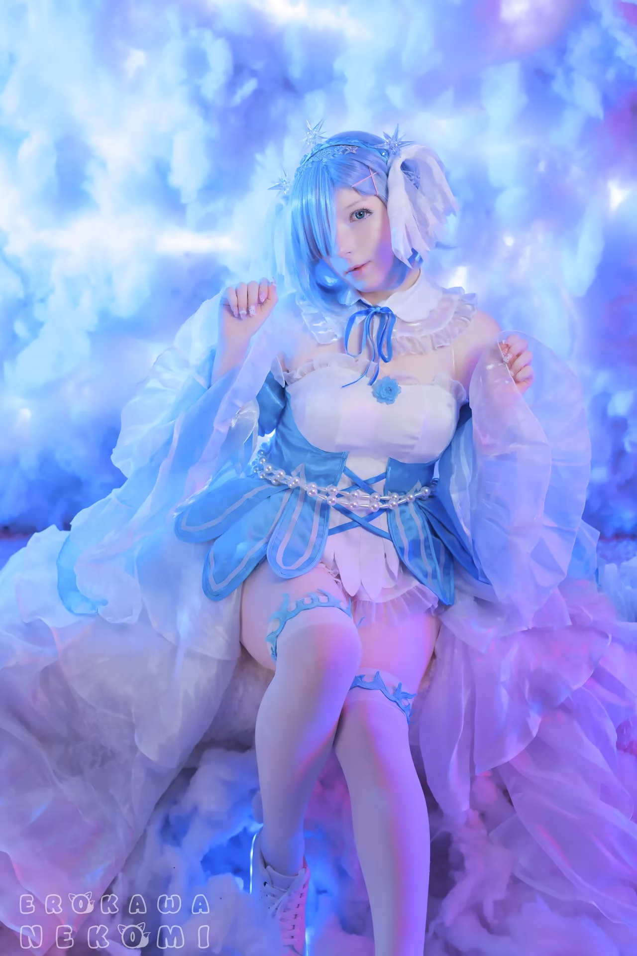 Erokawa Nekomi as Rem — cosplay photo 41 of 70