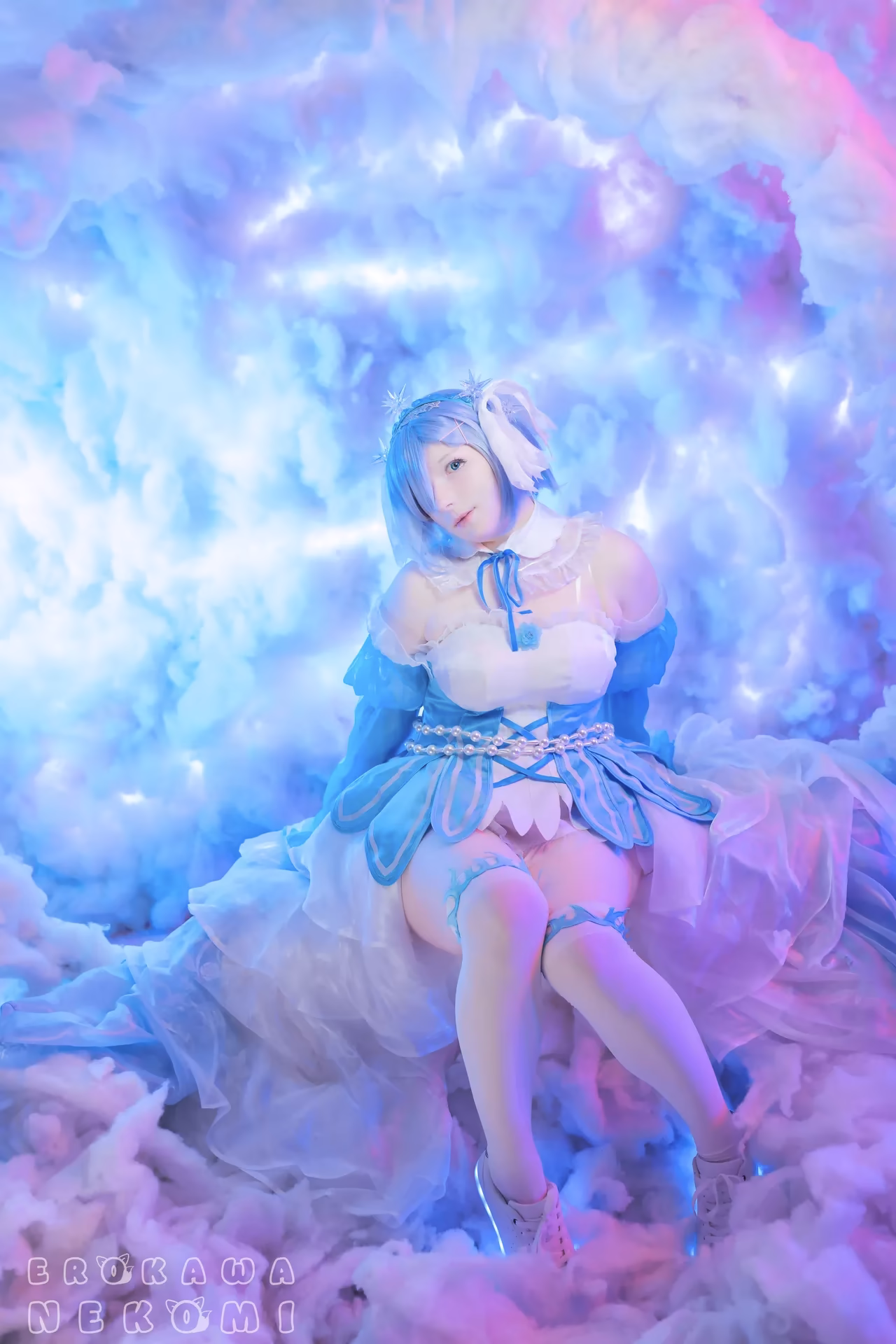 Erokawa Nekomi as Rem — cosplay photo 44 of 70