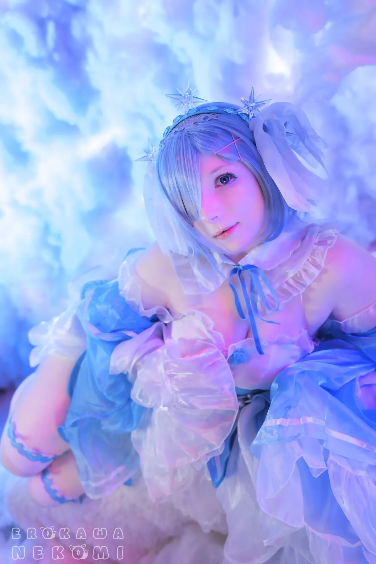 Erokawa Nekomi as Rem — cosplay photo 53 of 70