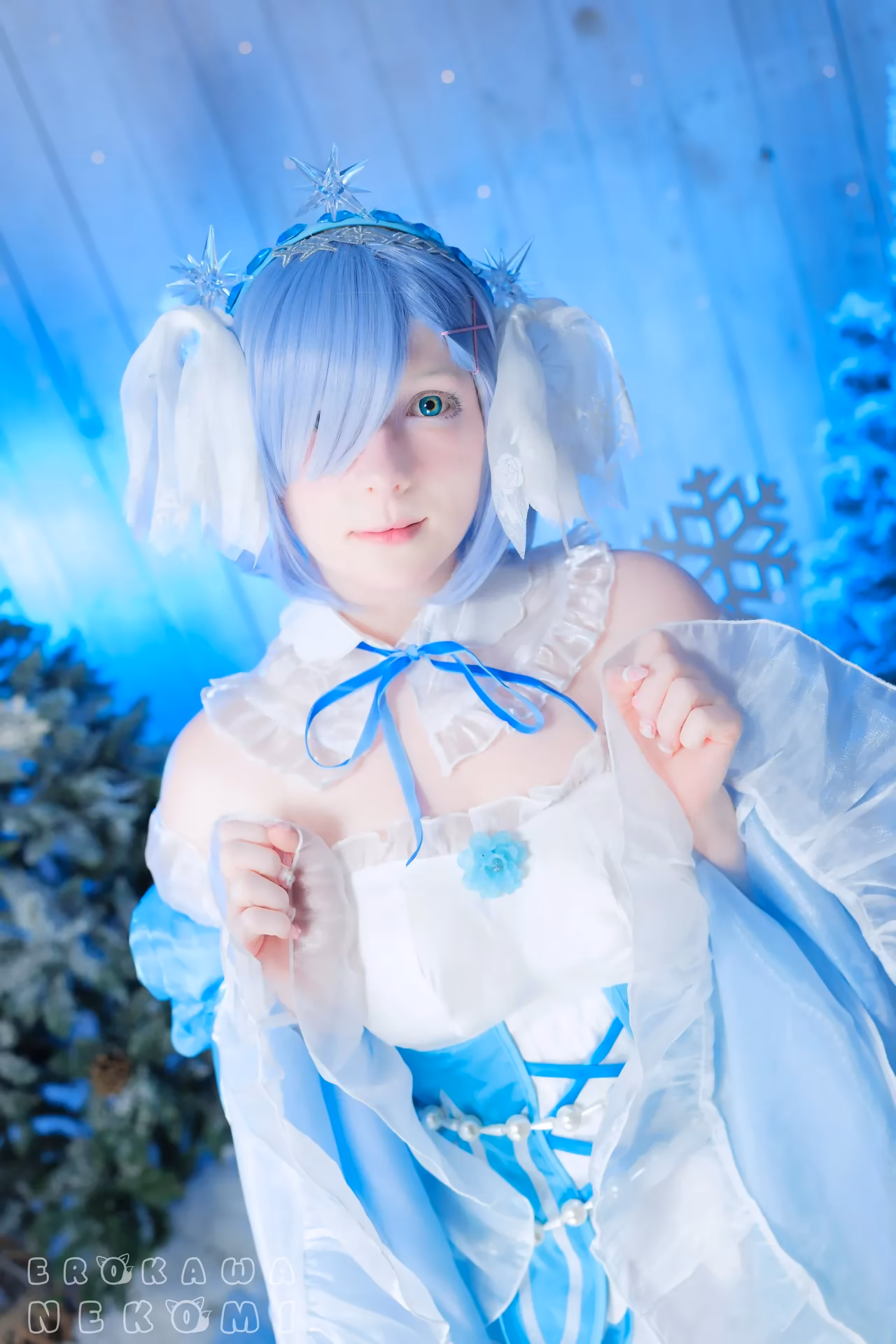 Erokawa Nekomi as Rem — cosplay photo 6 of 70