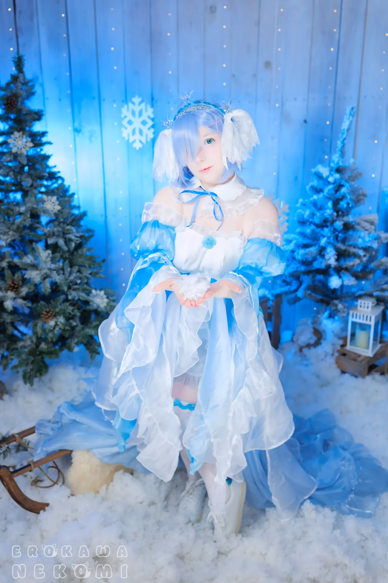 Erokawa Nekomi as Rem — cosplay photo 9 of 70
