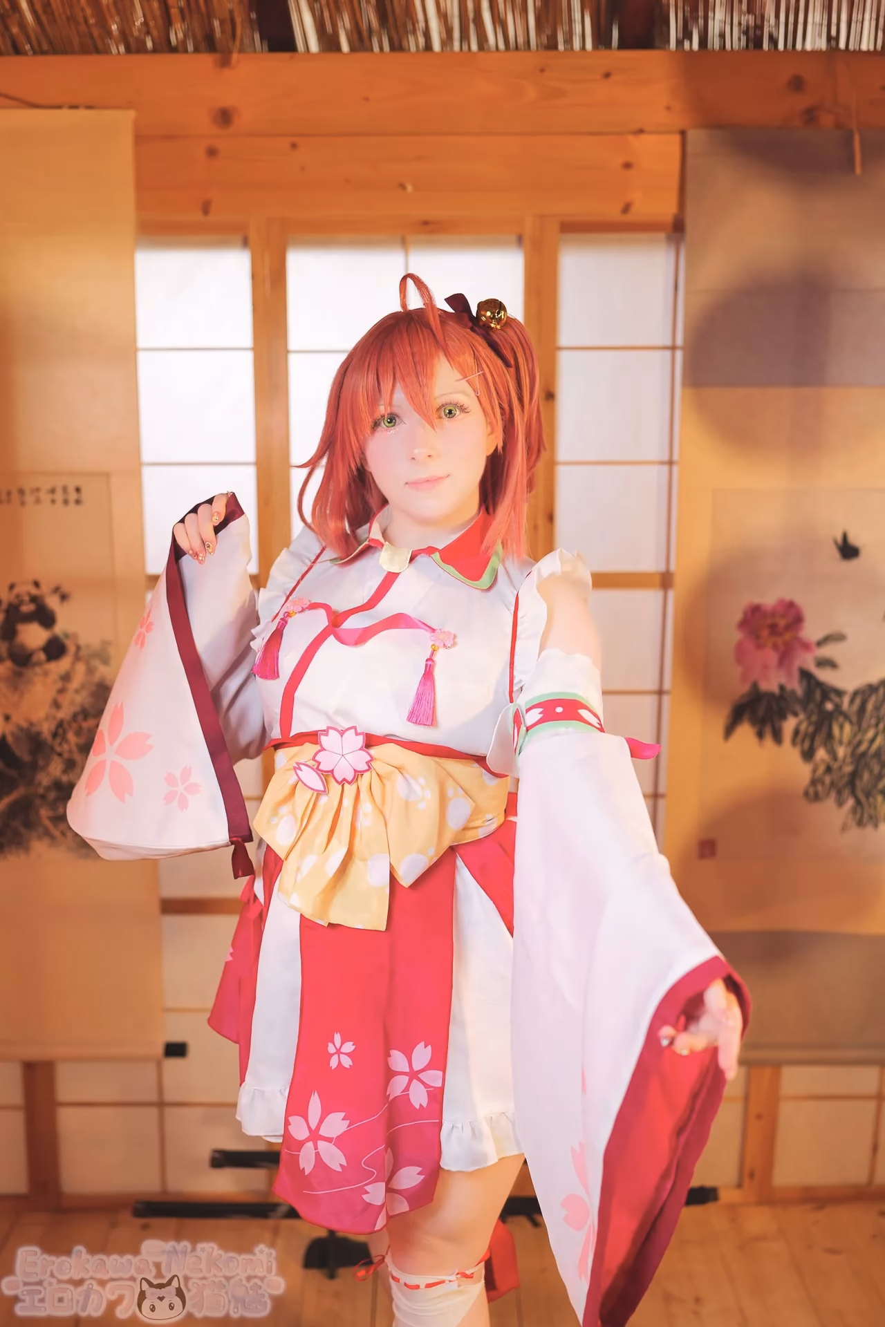 Erokawa Nekomi as Sakura Miko — cosplay photo 28 of 84
