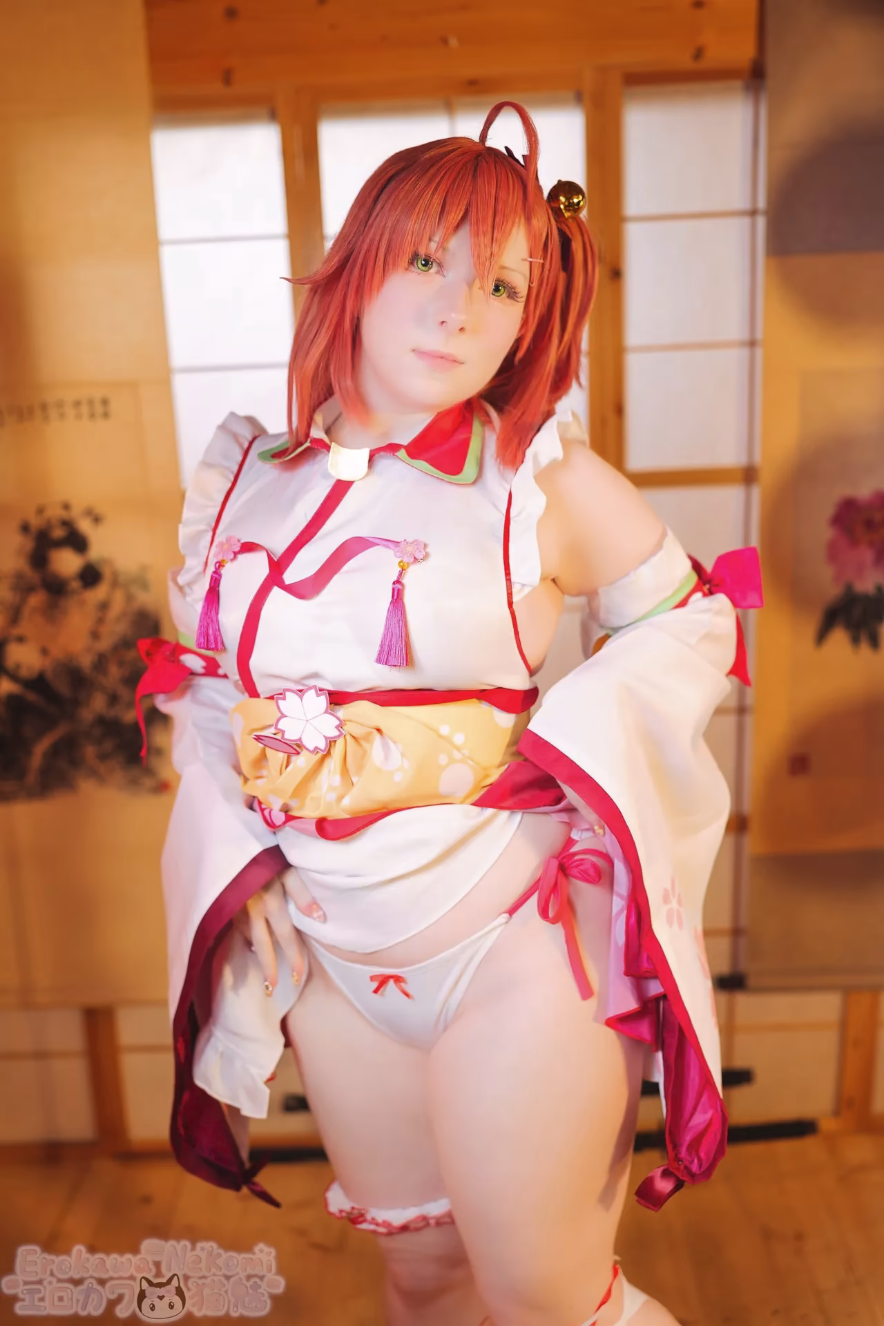 Erokawa Nekomi as Sakura Miko — cosplay photo 32 of 84