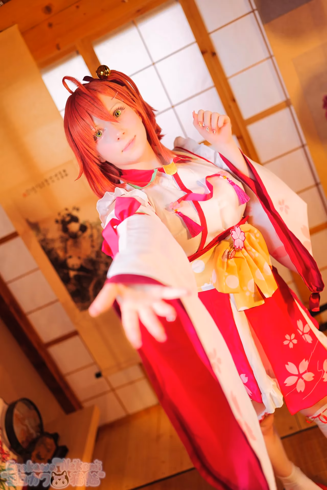 Erokawa Nekomi as Sakura Miko — cosplay photo 35 of 84