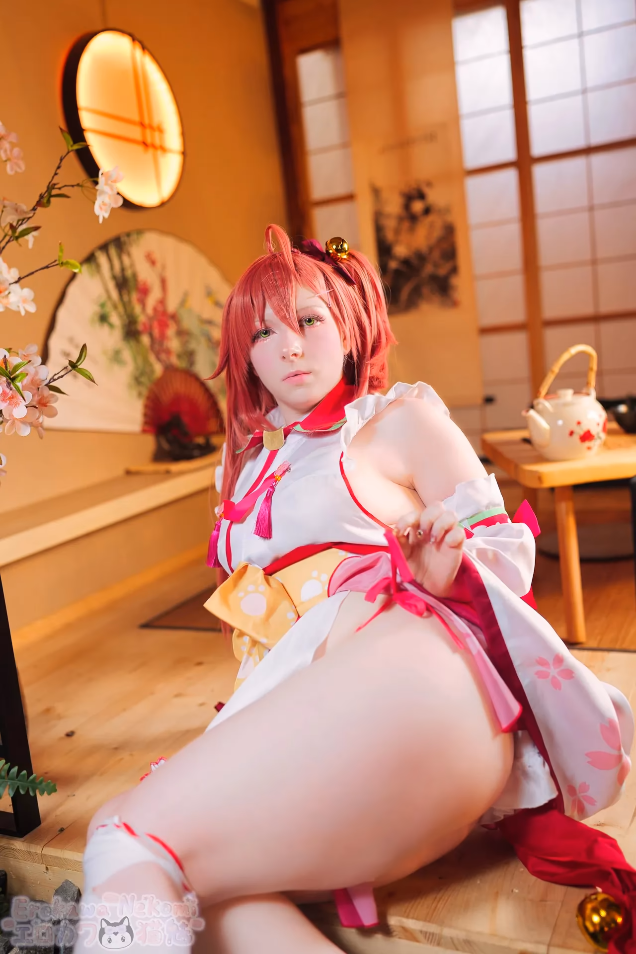 Erokawa Nekomi as Sakura Miko — cosplay photo 51 of 84