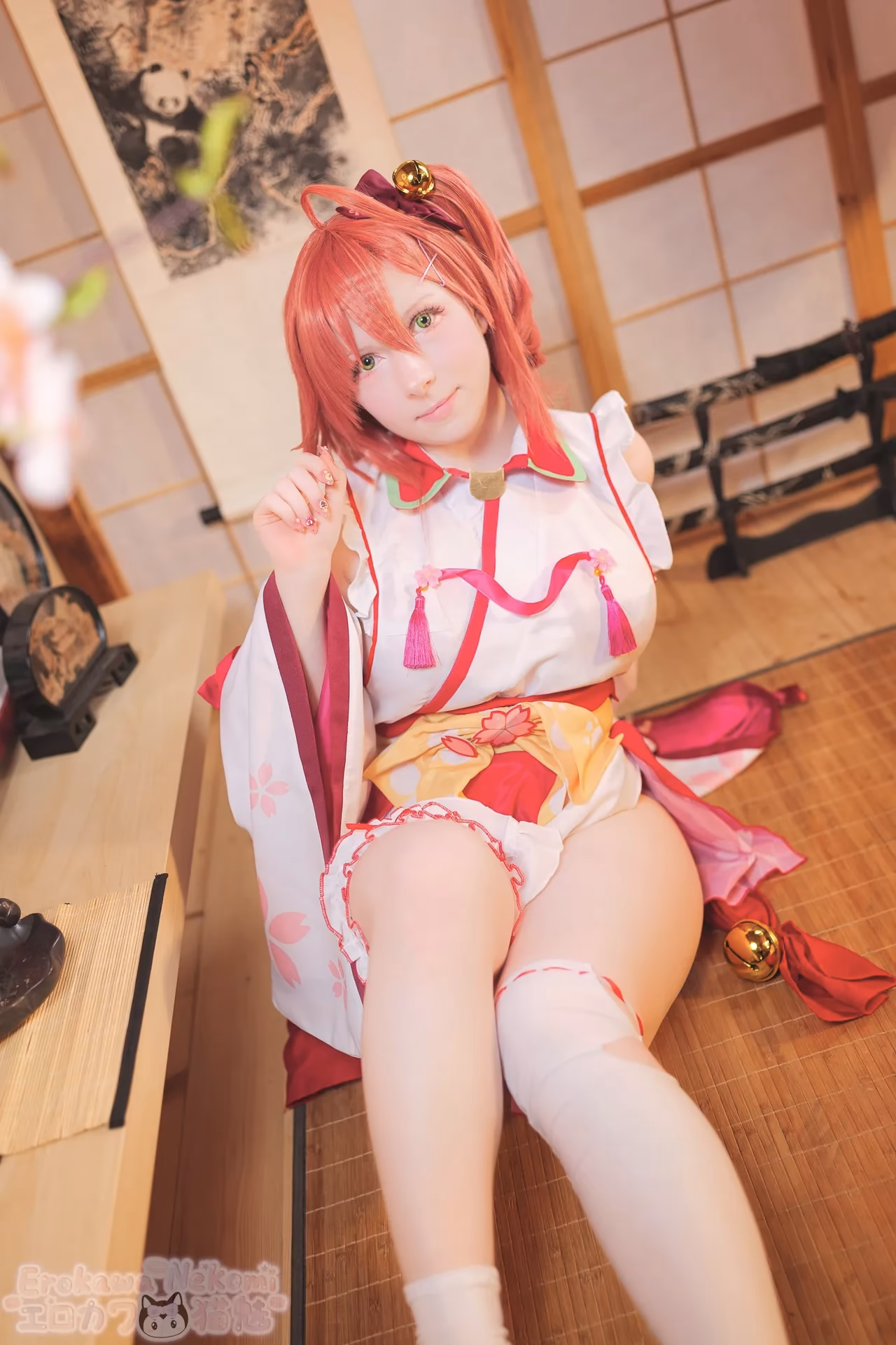 Erokawa Nekomi as Sakura Miko — cosplay photo 75 of 84