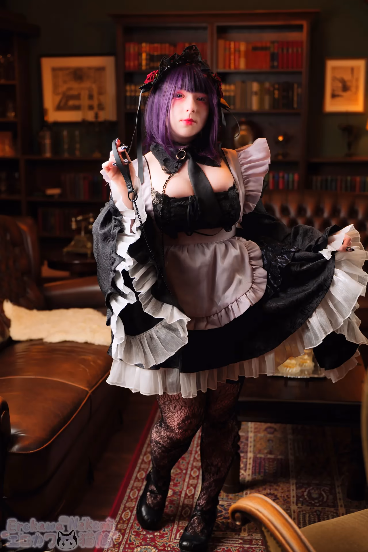 Erokawa Nekomi as Shizuku Kuroe — cosplay photo 4 of 109