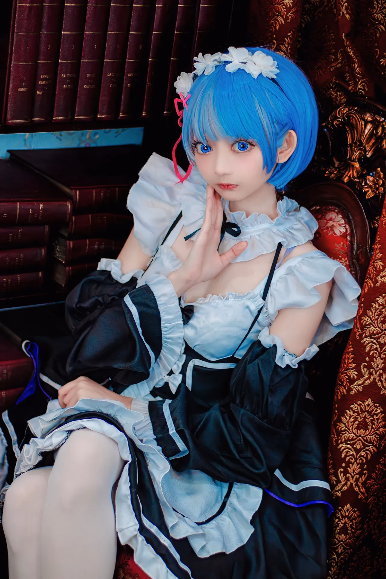 Evil Overlord Gabo as Rem — cosplay photo 10 of 27