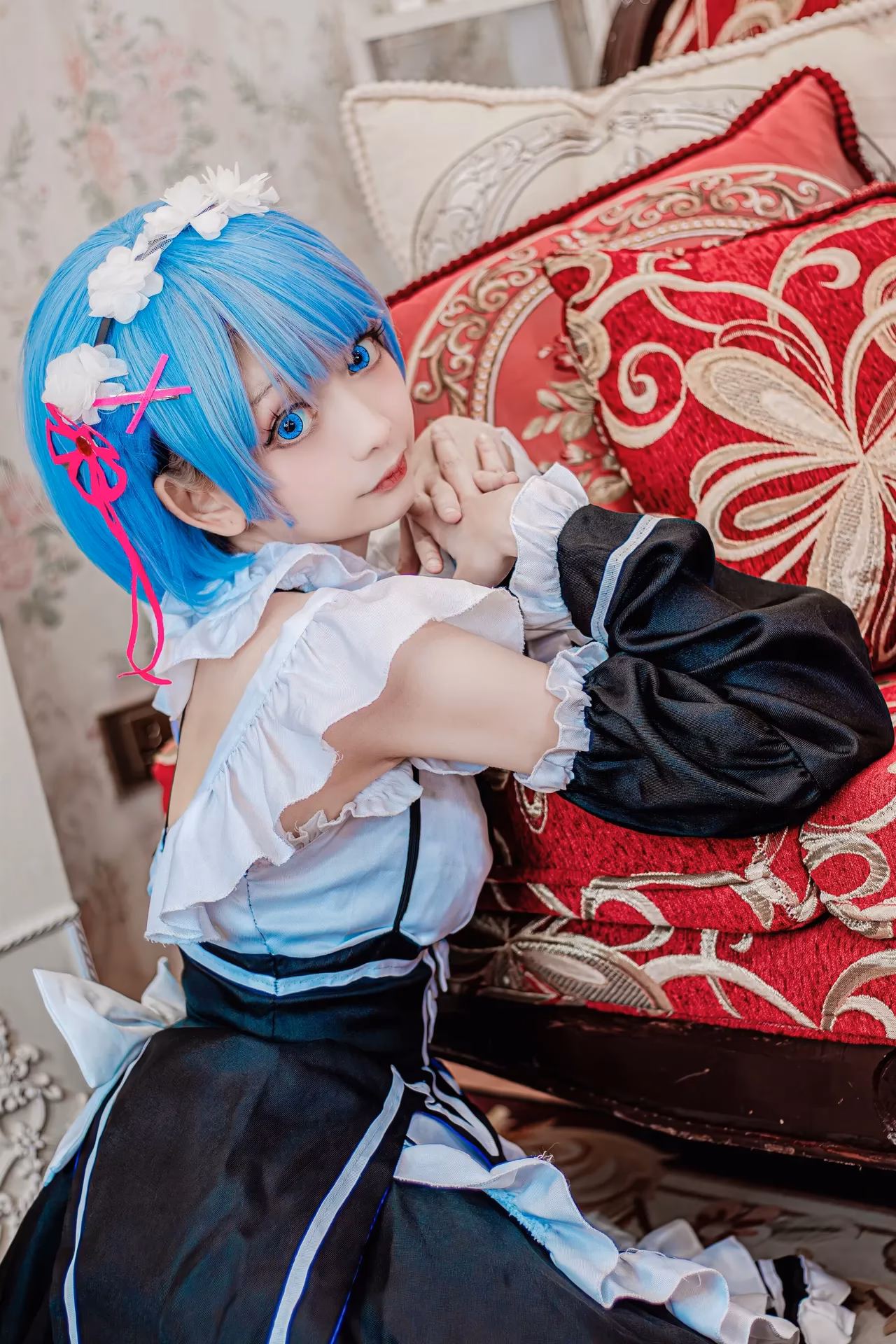 Evil Overlord Gabo as Rem — cosplay photo 24 of 27