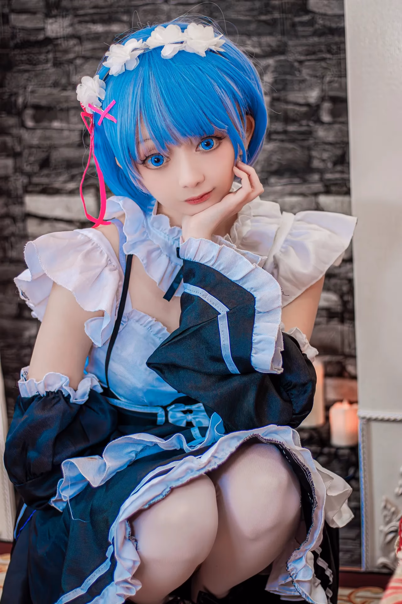 Evil Overlord Gabo as Rem — cosplay photo 26 of 27