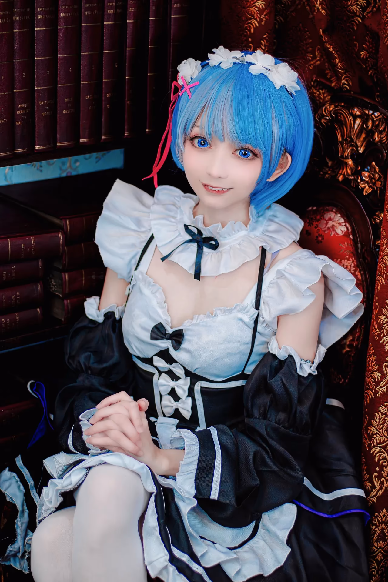 Evil Overlord Gabo as Rem — cosplay photo 7 of 27