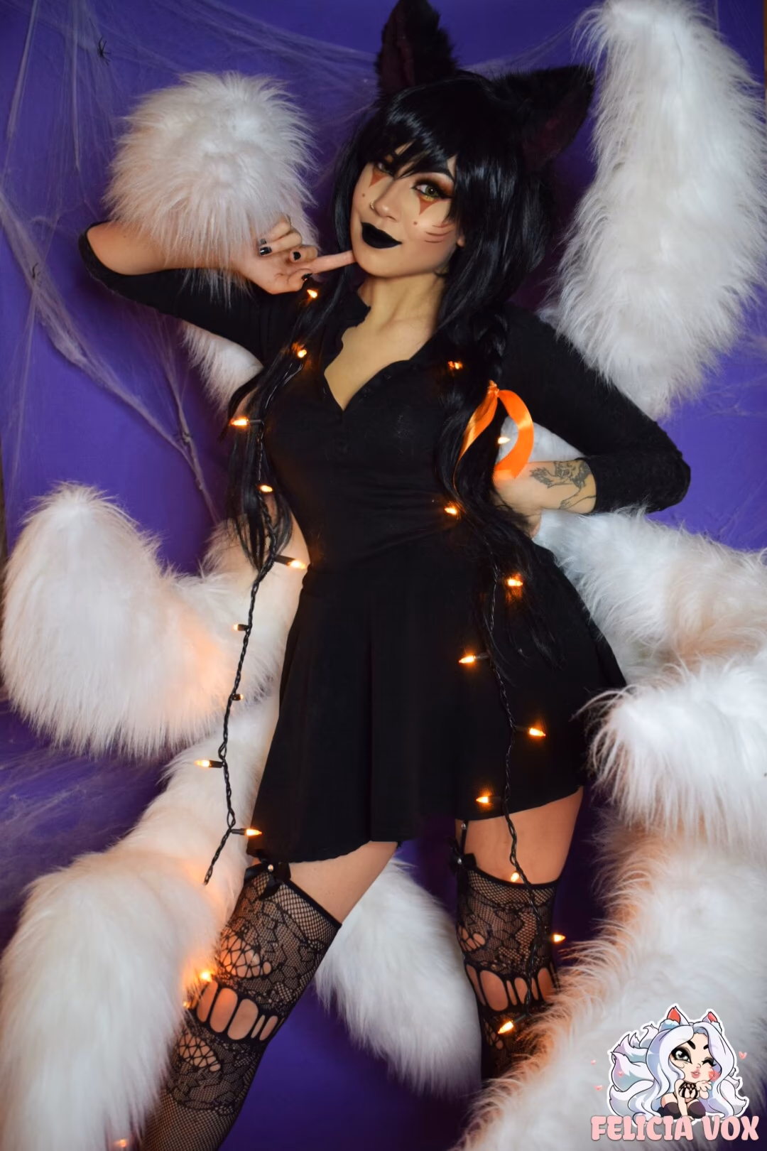 Felicia Vox as Ahri — cosplay photo 26 of 77