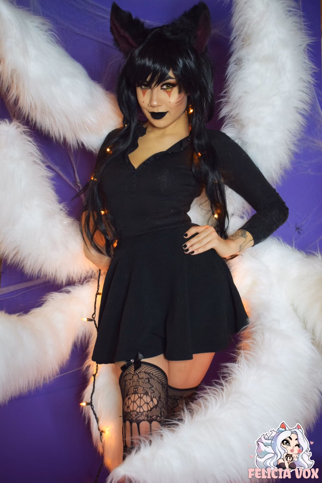 Felicia Vox as Ahri — cosplay photo 27 of 77