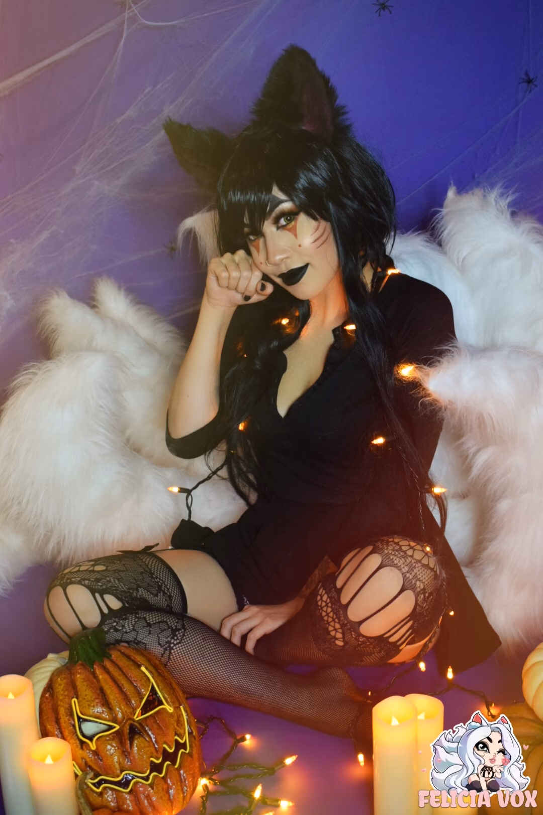 Felicia Vox as Ahri — cosplay photo 29 of 77