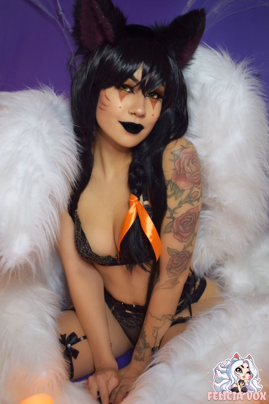 Felicia Vox as Ahri — cosplay photo 46 of 77
