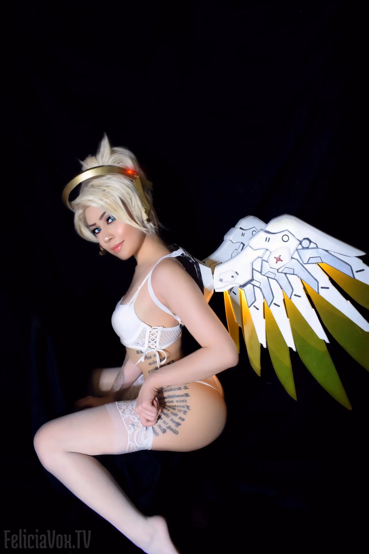 Felicia Vox as Mercy — cosplay photo 26 of 50