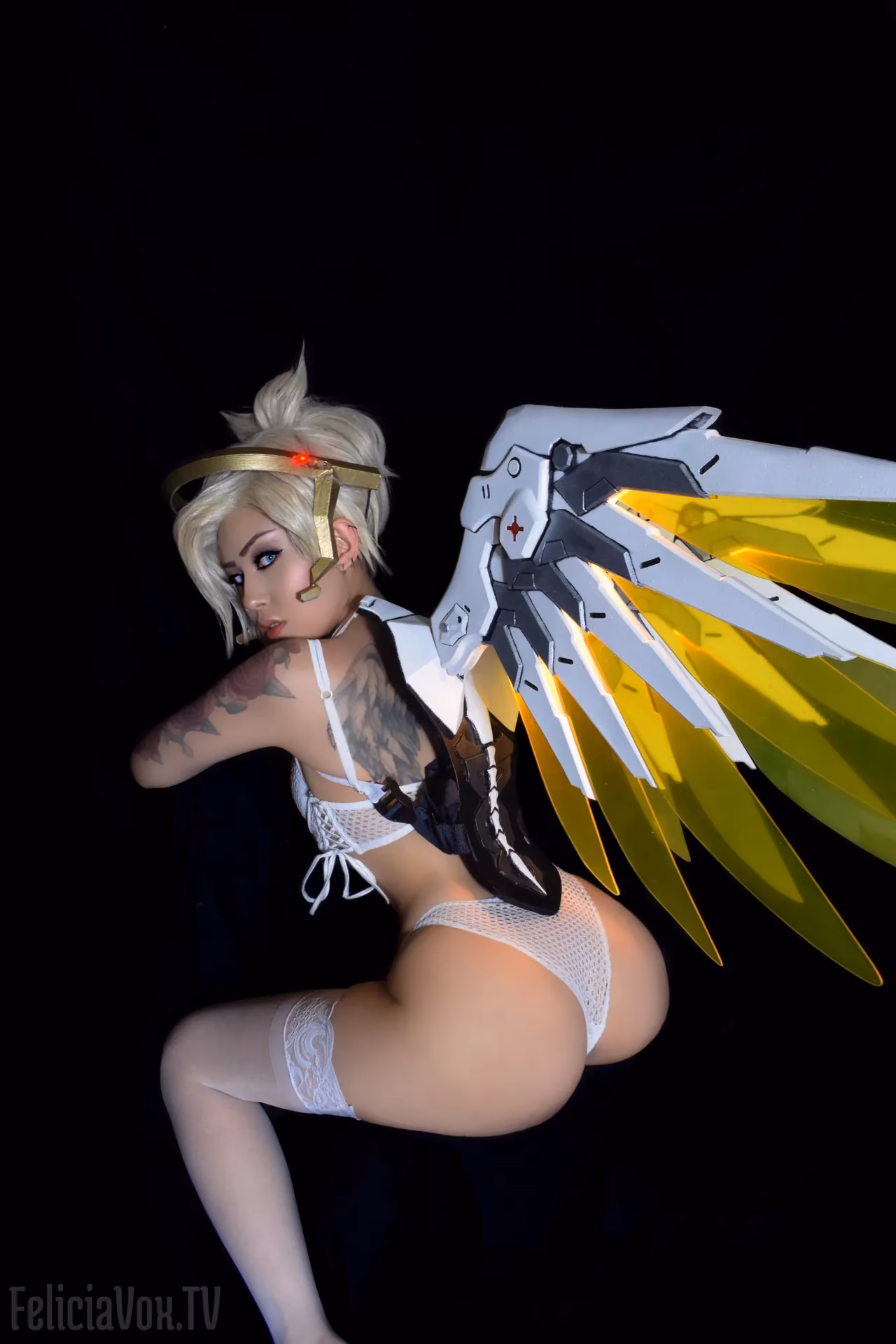 Felicia Vox as Mercy — cosplay photo 27 of 50