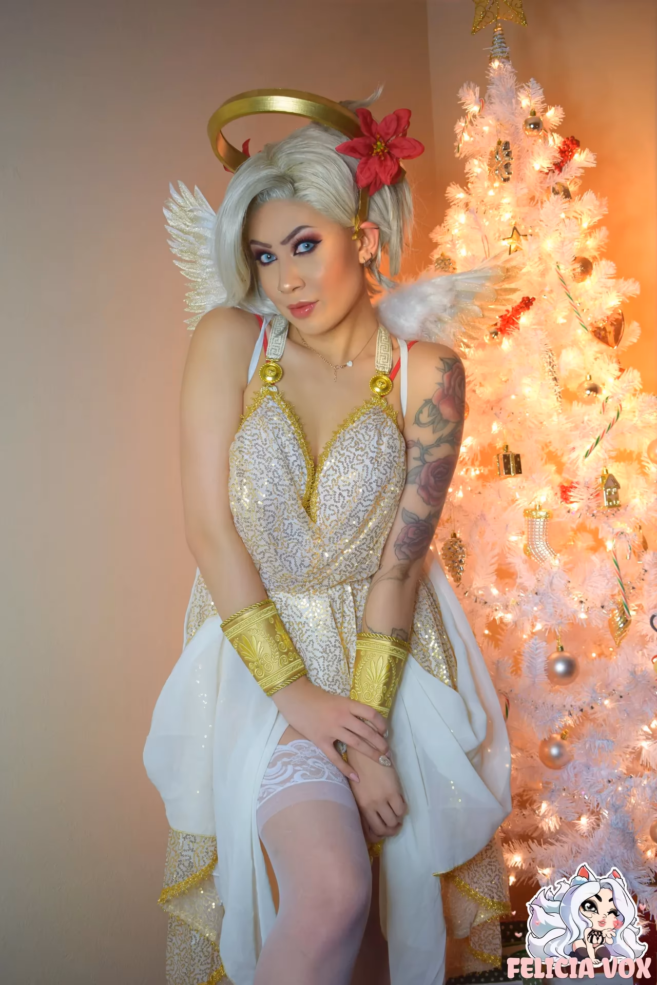 Felicia Vox as Mercy — cosplay photo 11 of 75