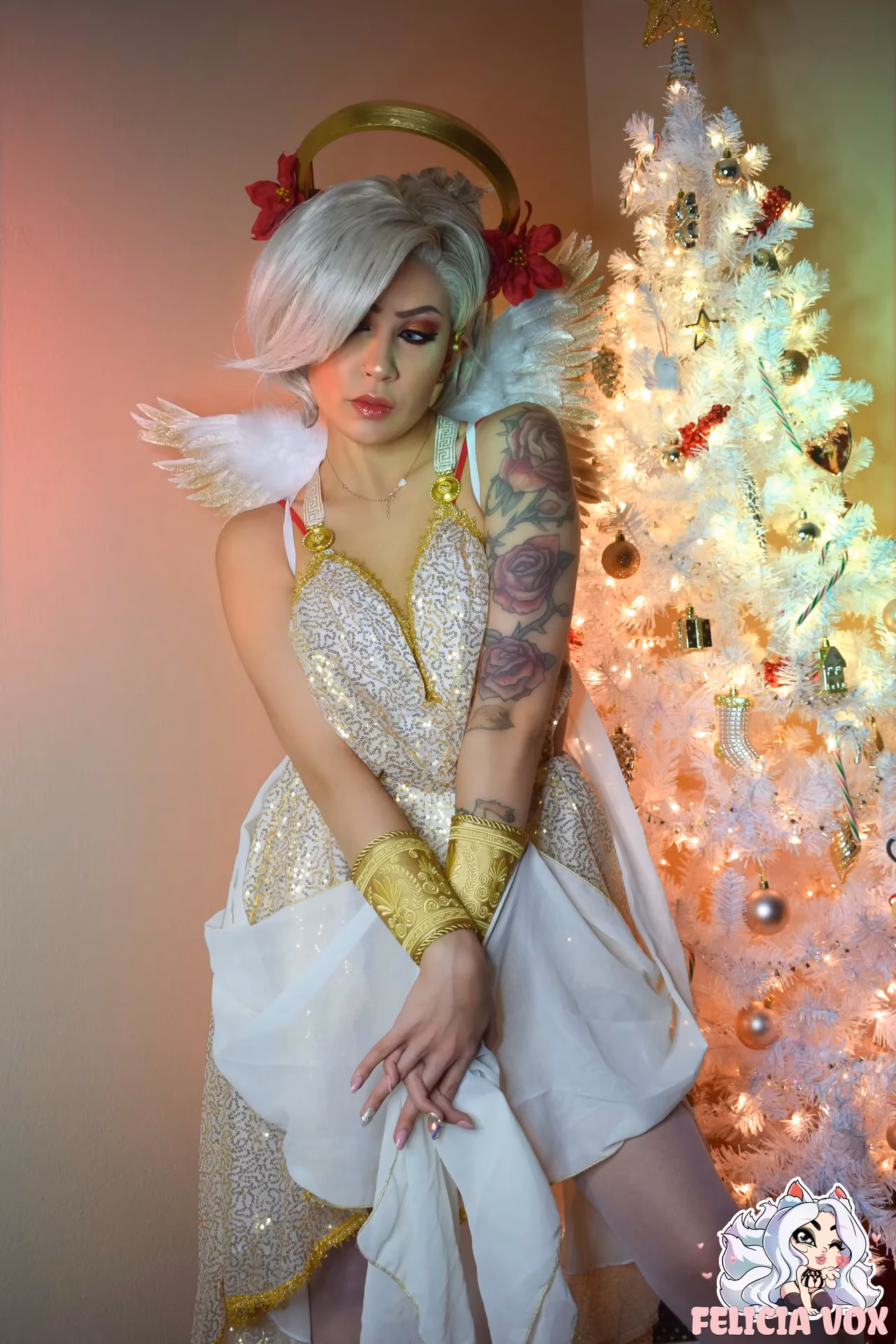 Felicia Vox as Mercy — cosplay photo 14 of 75