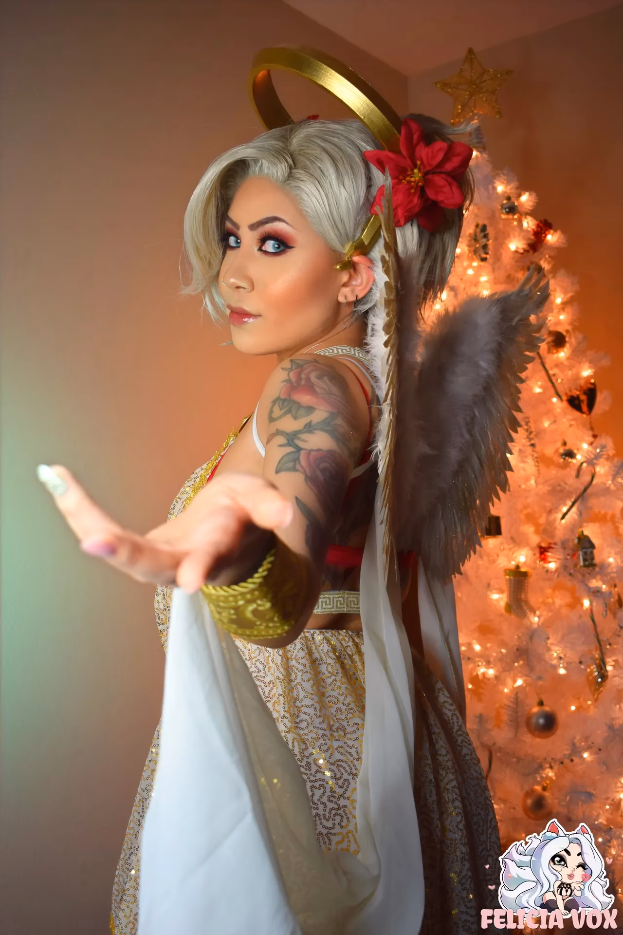 Felicia Vox as Mercy — cosplay photo 16 of 75