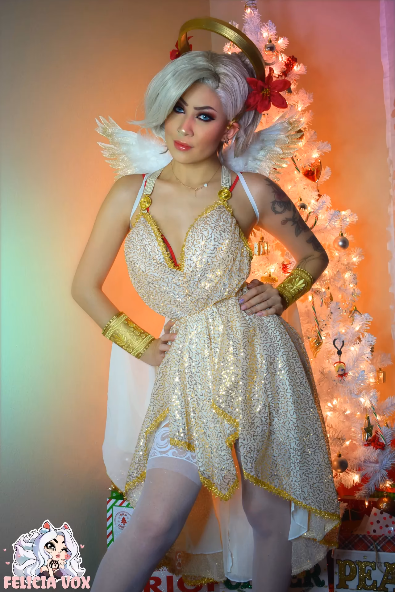 Felicia Vox as Mercy — cosplay photo 19 of 75