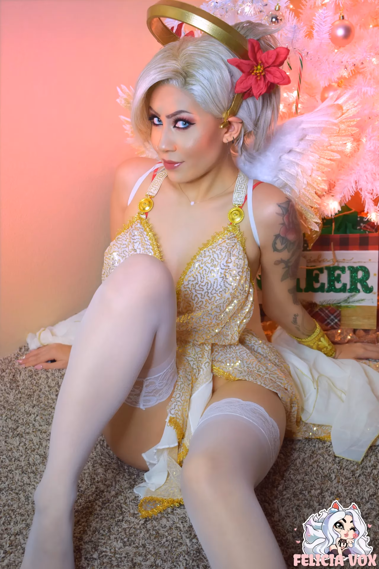 Felicia Vox as Mercy — cosplay photo 33 of 75