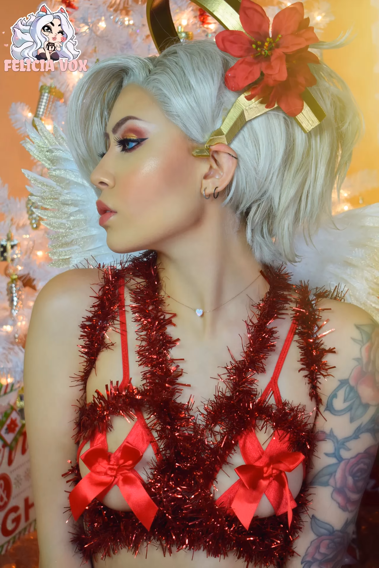 Felicia Vox as Mercy — cosplay photo 48 of 75