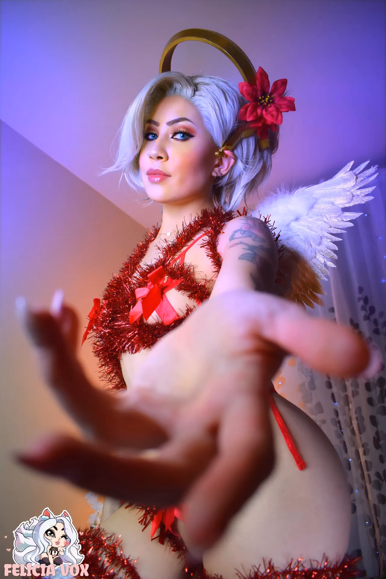 Felicia Vox as Mercy — cosplay photo 60 of 75