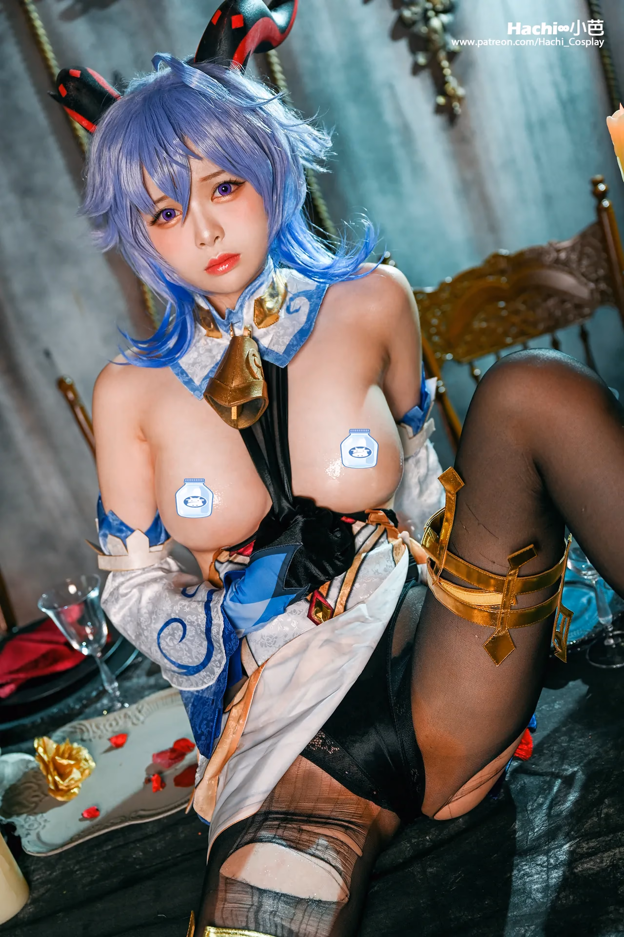 Hachi as Ganyu — cosplay photo 9 of 15