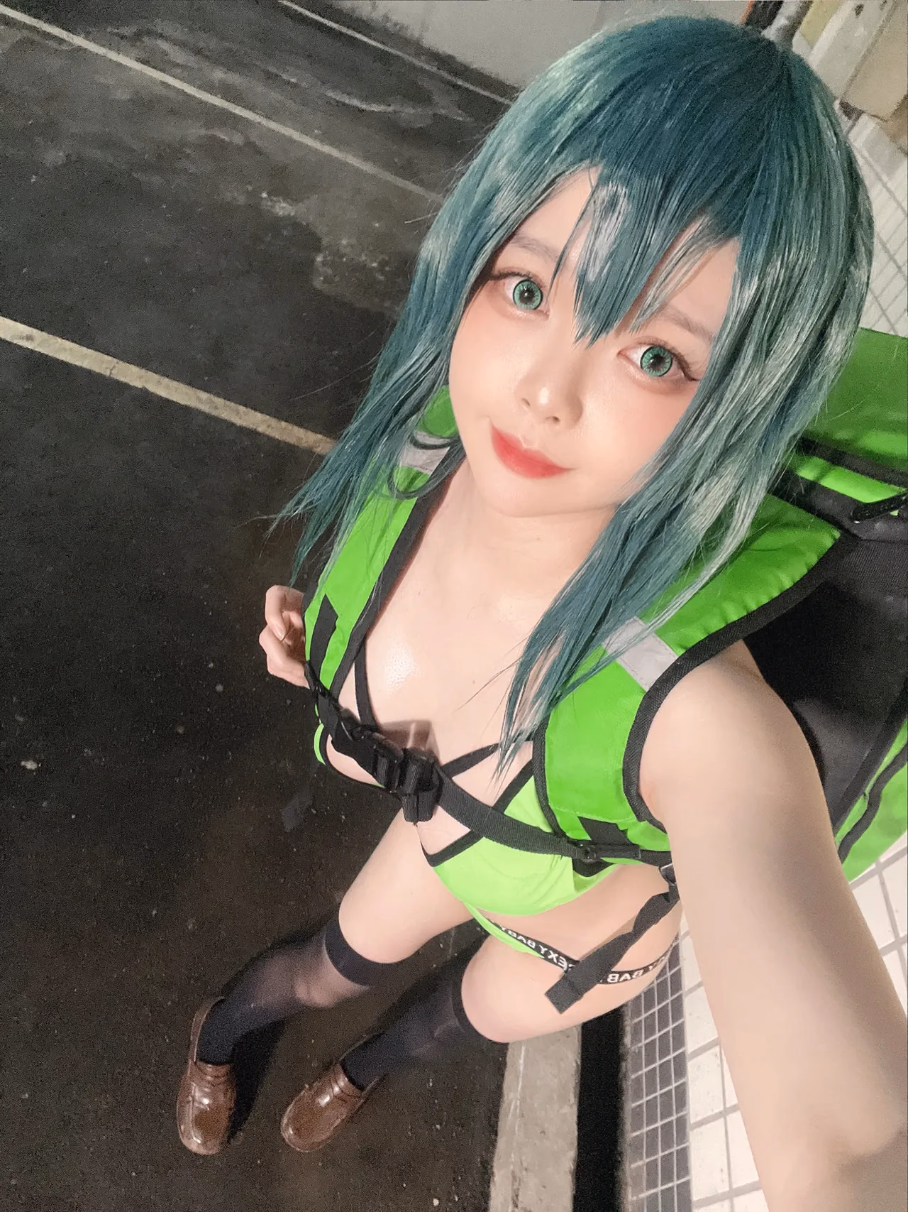 Hachi as Tsuyu Asui — cosplay photo 17 of 18