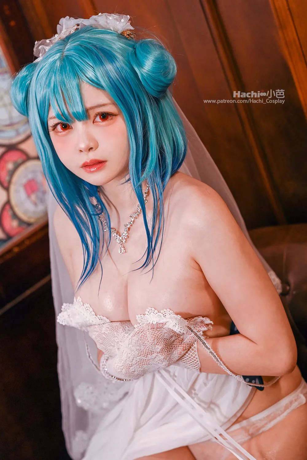 Hachi as Uruha Rushia — cosplay photo 13 of 15