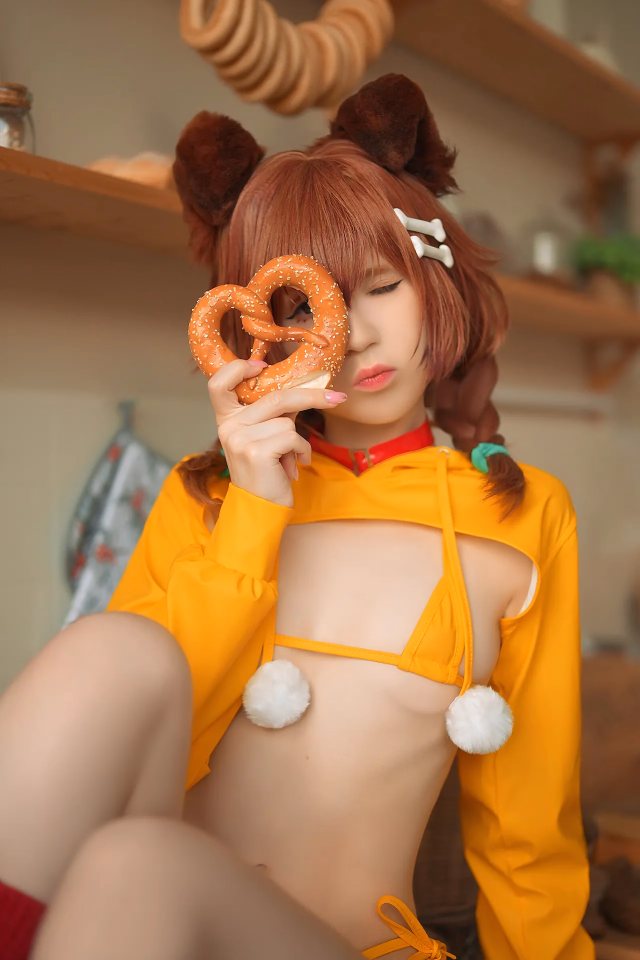 Hackee as Inugami Korone — cosplay photo 30 of 85