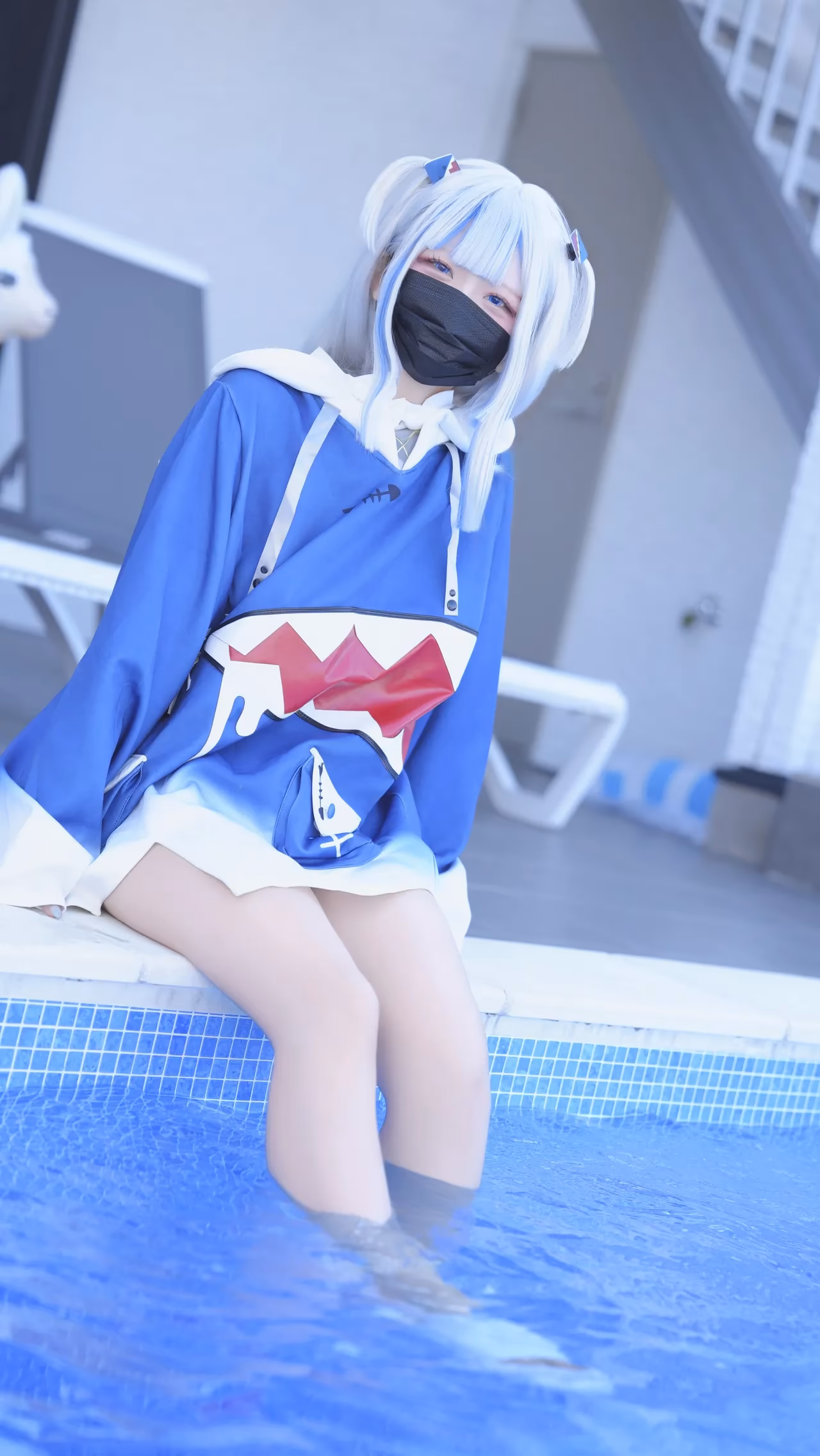 Hamu as Gawr Gura — cosplay photo 21 of 111