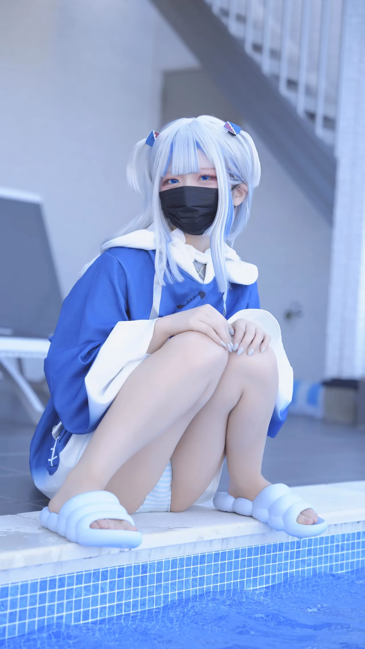 Hamu as Gawr Gura — cosplay photo 27 of 111