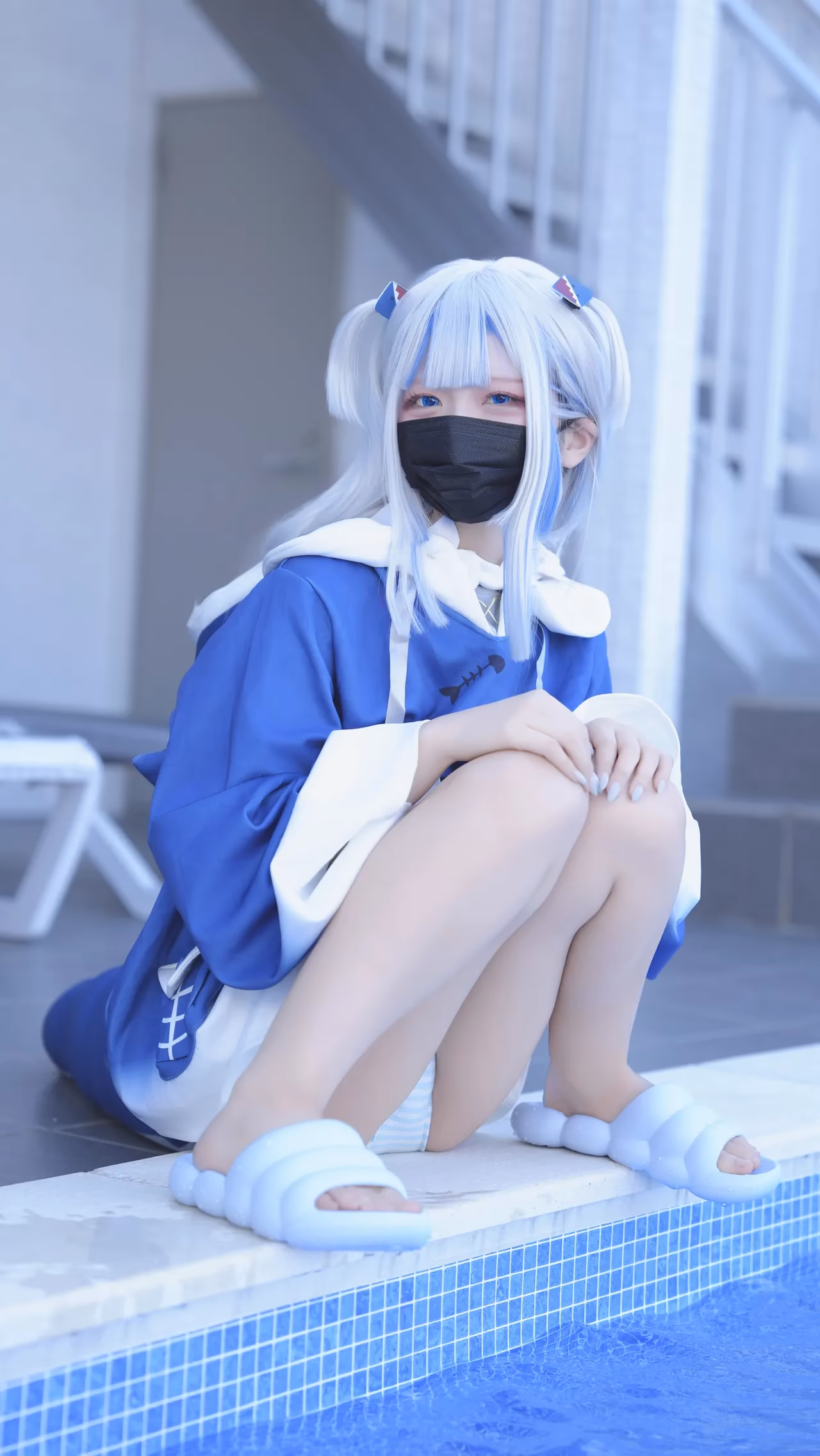 Hamu as Gawr Gura — cosplay photo 28 of 111